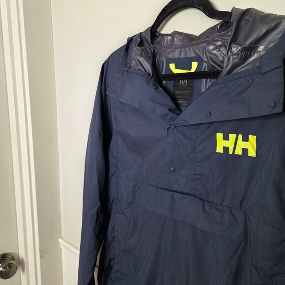 HELLY HANSEN Navy Waterproof Popover Rain Gear - Picture 2 of 9